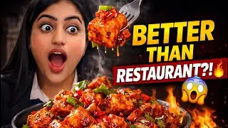 🔥Homemade Dry Chili Paneer That's BETTER THAN RESTAURANT TASTE!😋