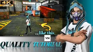 Free Fire Best Quality Tutorial😱 | VN App Editing🔥 HD Smooth Gameplay ! With SKY GAMERZ15😉#dialogue