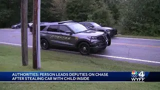 Vehicle stolen with child inside, Upstate pursuit ensued, officials say