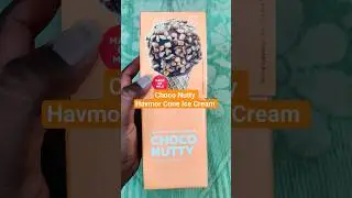 Choco Nutty Cone Ice Cream | Havmor Havfunn | Havmor Ice Cream | Unwrapping Ice Cream #shorts #cone