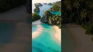 Balabac Island Philippines 4K Cinematic Travel Video | Natural Ocean ASMR