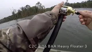 Cast to catch 3:16 BAA heavy floater 3 Swimbait