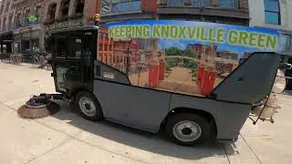 Knoxville's new Karcher Street Sweeper
