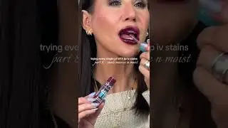 NYX cosmetics lip iv stain hydrating lip gloss in shade mauve n moist #lipstain #lipgloss #makeup
