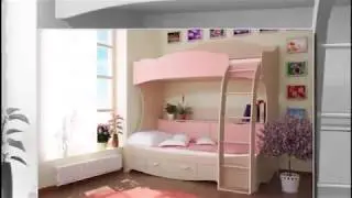 Childrens bunk beds with stairs and storage
