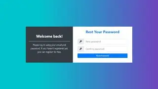 DCW in OOP php & MySQL 15: Forgot password part - 4