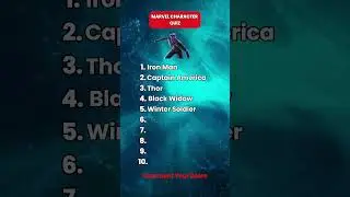 Can you guess these 10 Marvel Characters? #quiz #marvel #guess