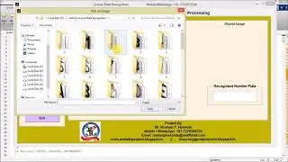 Matlab Project on Vehicle License Number Plate Recognition using Image Processing