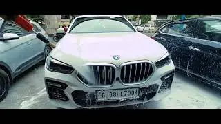 White #BMW X6 Protected With G10 #Graphene Ceramic #Coating  @H2OCarzspaAhmedabad