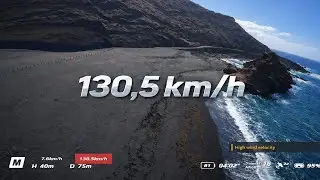 FPV drone | DJI Avata 2 top speed record 130,5 km/h | manual acro mode | goggles footage