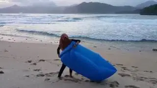 How to Use Inflatable air sofa (laybag/lazybag/lamzac)