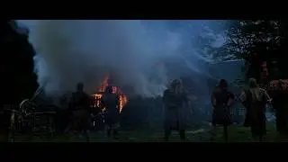 Braveheart [1995]: Wm. Wallace Attacks a British Post in Scotland