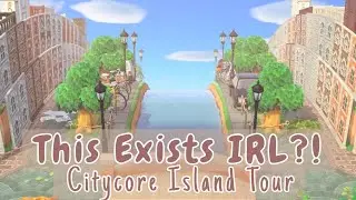 Taking A Trip To The Netherlands 🇳🇱 | Citycore Island Tour | Animal Crossing New Horizons | ACNH