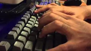 Topre HiPro, 45g uniform typing test