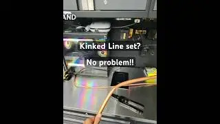 Kinked linset this tool can get you out of a pinch!#bluecollar #skilledtrades #hvac