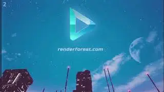 №4 Retro Futuristic Logo Reveal