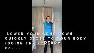 Badminton Training at home - FOREARM ROTATION (#BadmintonAThome)