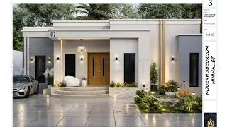 Modern 3 Bedroom Minimalist Floor Plan in Chief Architect | Hausa Tutorial (Part 1)