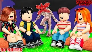 VIRAMOS OS PERSONAGENS de STRANGER THINGS em 99 NOITES NA FLORESTA!