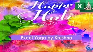 Happy Holi - Excel Yoga By Krushna