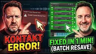 Kontakt 'Content Missing' Errors? Fix Them In 1 Minute (Batch Resave)