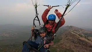 Paragliding by only 7 years old my kid how he explained everything on go pro just check it out. 
