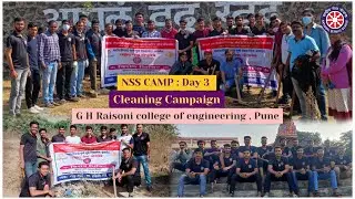NSS Camp Vlog in marathi || Day 3 || G H Raisoni College Of Engineering Wagholi, Pune