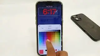 Как изменить цвет времени экрана блокировки на iPhone (руководство для iOS)
