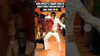 Elvis Presley & Sammy Davis Jr. Robot MALFUNCTION on Soul Train 😳😂 #shorts #viral #elvispresley