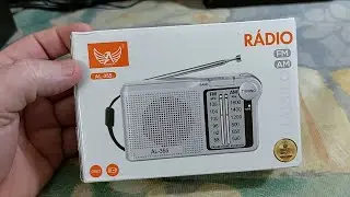 APRESENTAÇÃO DO RÁDIO CLÁSSICO ALTOMEX AL-355, AM/FM RECARREGÁVEL.