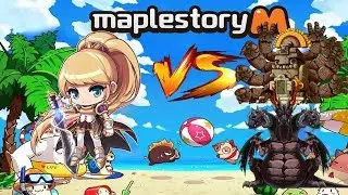 [Maplestory M] Dawn Warrior VS Zakum + Horntail