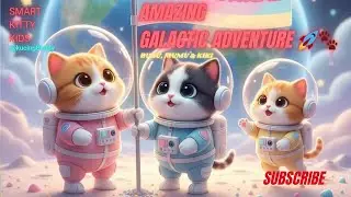 Three Cute Space Cats Begin an Amazing Galactic Adventure 🚀🐾