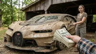 ASMR Bugatti Restoration | Rebuilding a Ruined Vision Gran Turismo to Brand-New