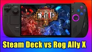 Path of Exile 2 - Steam Deck vs Rog Ally X - FPS Battle