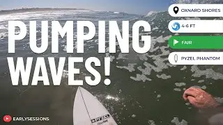 Pumping waves and no crowd !! @Ventura County - Oxnard Shores [POV SURF]