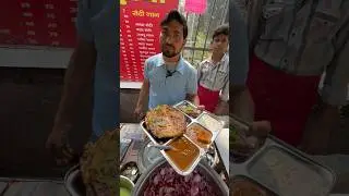 100/-₹ में Chur Chur Naan Thali 😋❤️⭐️#shorts #india #food #youtubeshorts #trendingshorts