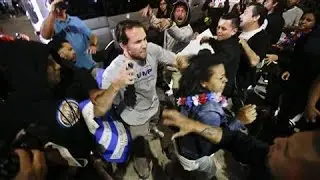 Clashes Break Out at Costa Mesa Trump Rally