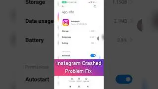 instagram keeps crashing after update ? Do This | instagram app crashed Problem fix