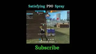 Super Satisfying 1vs4 Cluth With P90 Spray in CS Rank | Free Fire | #freefire #1vs4clutch