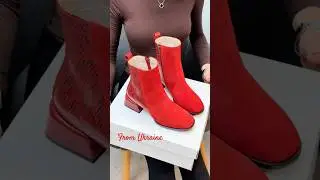 Women's and men's leather shoes: boots X in any color for winter or autumn #взуттяукраїна #boots