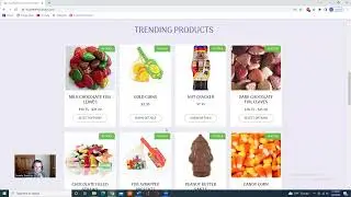 Woocommerce Website Design Example for a Candy Store