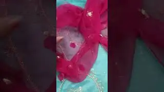 crep with pyour odhna moti work Poushak 4500    booking 9829086933