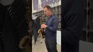 Randal Clark on our BRAND NEW JodyJazz QUASAR&trade; Alto 8 Mouthpiece 🎷🔥 #jodyjazz #quasar #saxophone