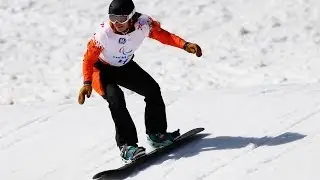 Bibian Mentel-Spee (3rd run) | Women's para snowboard cross | Alpine Skiing | Sochi 2014 Paralympics