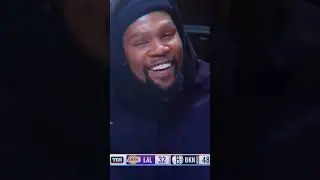 KD & Kyrie laugh at Pat Bev 🤣 #shorts