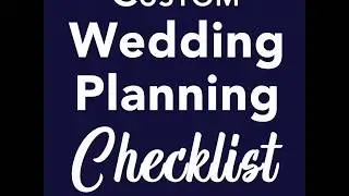 Printable Wedding Planning Checklist: How to Get It