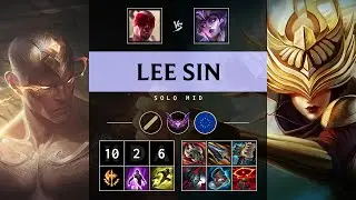 Lee Sin Mid vs Syndra - EUW Master Patch 25.14
