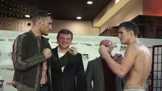 Церемония взвешивания перед M-1 Challenge 63