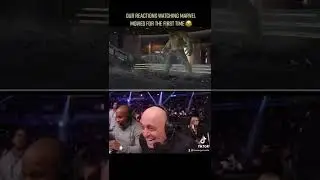 UFC X MARVEL STUDIOS. Name a better combo! All of our reactions watching Marvel movies! #shorts
