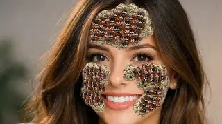 ASMR Face cleaning Massage Animation #asmr #satisfyling 